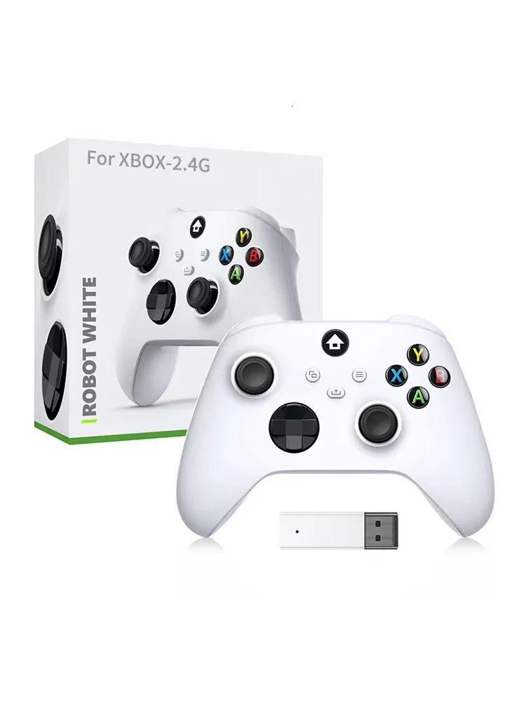Game Controllers Joysticks 2.4G Wireless Game Controller For Xbox one Series X/S Console Joysticks With 2.4GHZ Adapter Receiver For Windows PC Gamepad