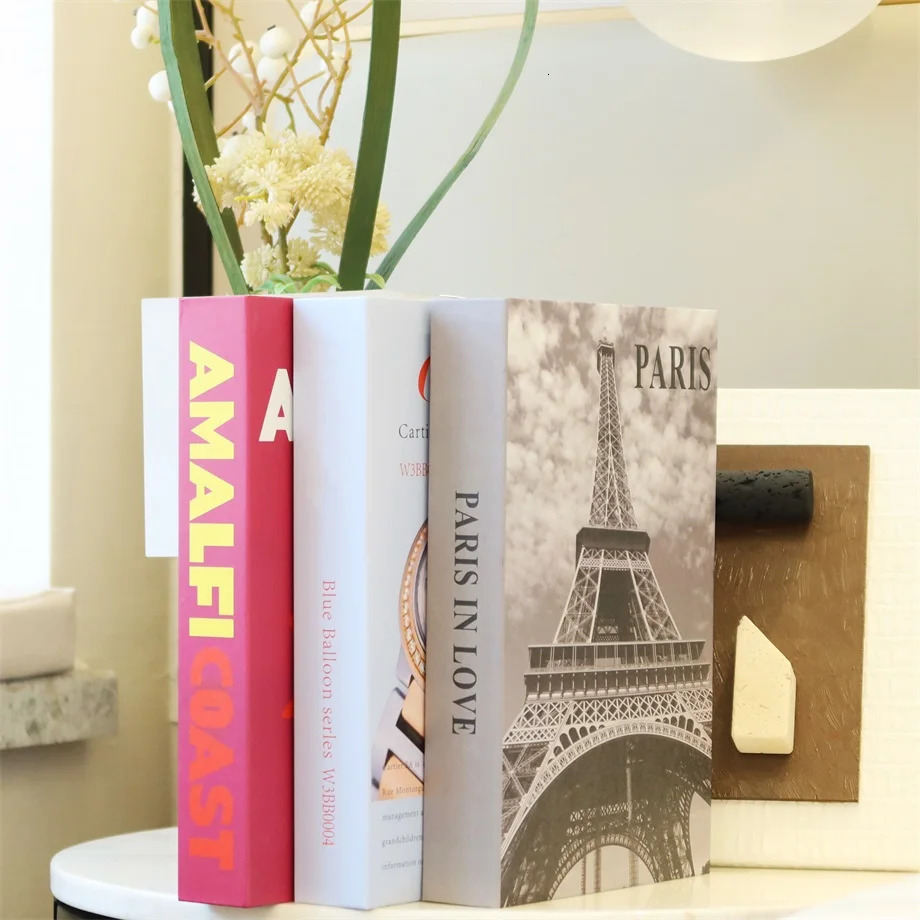 Decorative Objects Figurines y Decoration Books Living Room Prop Book ner Coffee Table Club Salon Aesthetics Ornaments Girl Gifts 231023