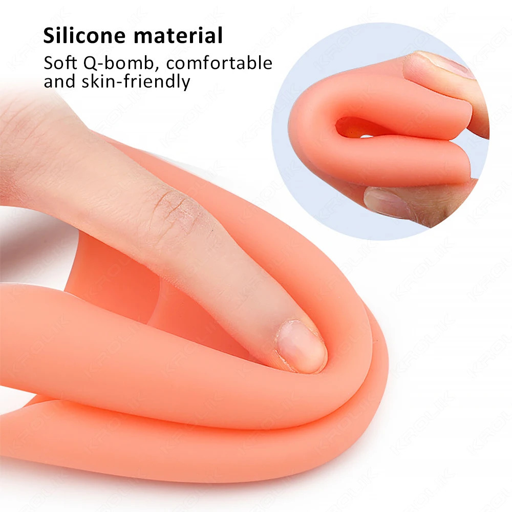 Shoe Parts Accessories 1Pair Style Toe Protector Silicone Gel Pointe Cap Cover For Toes Soft Pads Protectors Ballet Shoes Feet Care Tools 231024