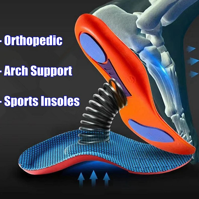 Shoe Parts Accessories 1Pair Air Shock absorbing Insoles for Feet Men Women Arch Support Plantar Fasciitis Shoes Insole Orthopedic Non slip pads 23102