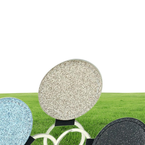 PU Leather Sublimation Keychain Home Blanks Heat Transfer Round Shape Glitter Backside Keyring DIY Gift1207667