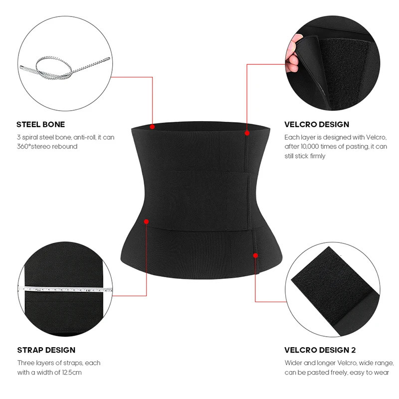 Waist Tummy Shaper Waist Bandage Wrap Belt for Women Waist Trainer Body Shaper Tummy Slimming Girdles Adjustable Postpartum Reducing Sheath Belt 23102