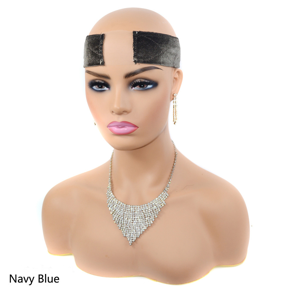 Velvet Headband Boundary Lace Wig Grip Hair Accessories Navy Blue Black Brown
