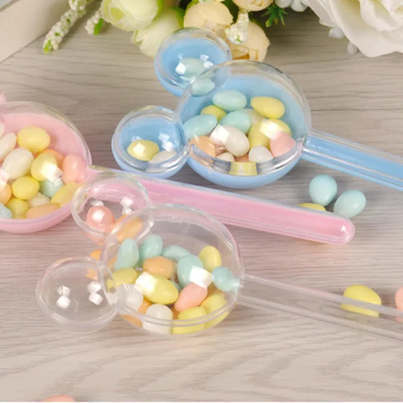 Gift Wrap 24pcs/lot Plastic Candy Box Wedding Gift Boxes Party Favors Candy Holders Gift Boxes Wedding Like Candy Pack Christmas Supplies 231023