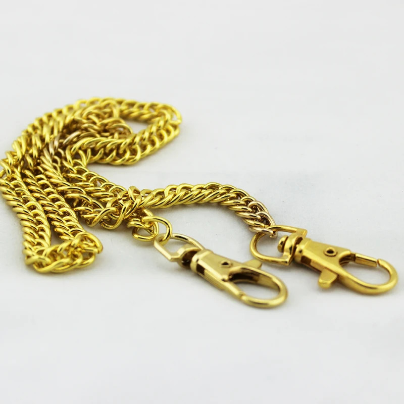 Bag Parts Accessories 40120CM 7mm W Metal Purse Chain Strap Handle Replacement Handbag Shoulder Light GoldSilverBlackBronze 231024