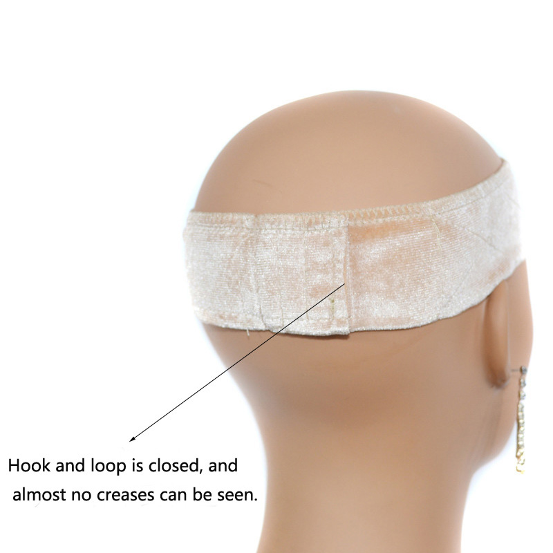Velvet Headband Boundary Lace Wig Grip Hair Accessories Navy Blue Black Brown