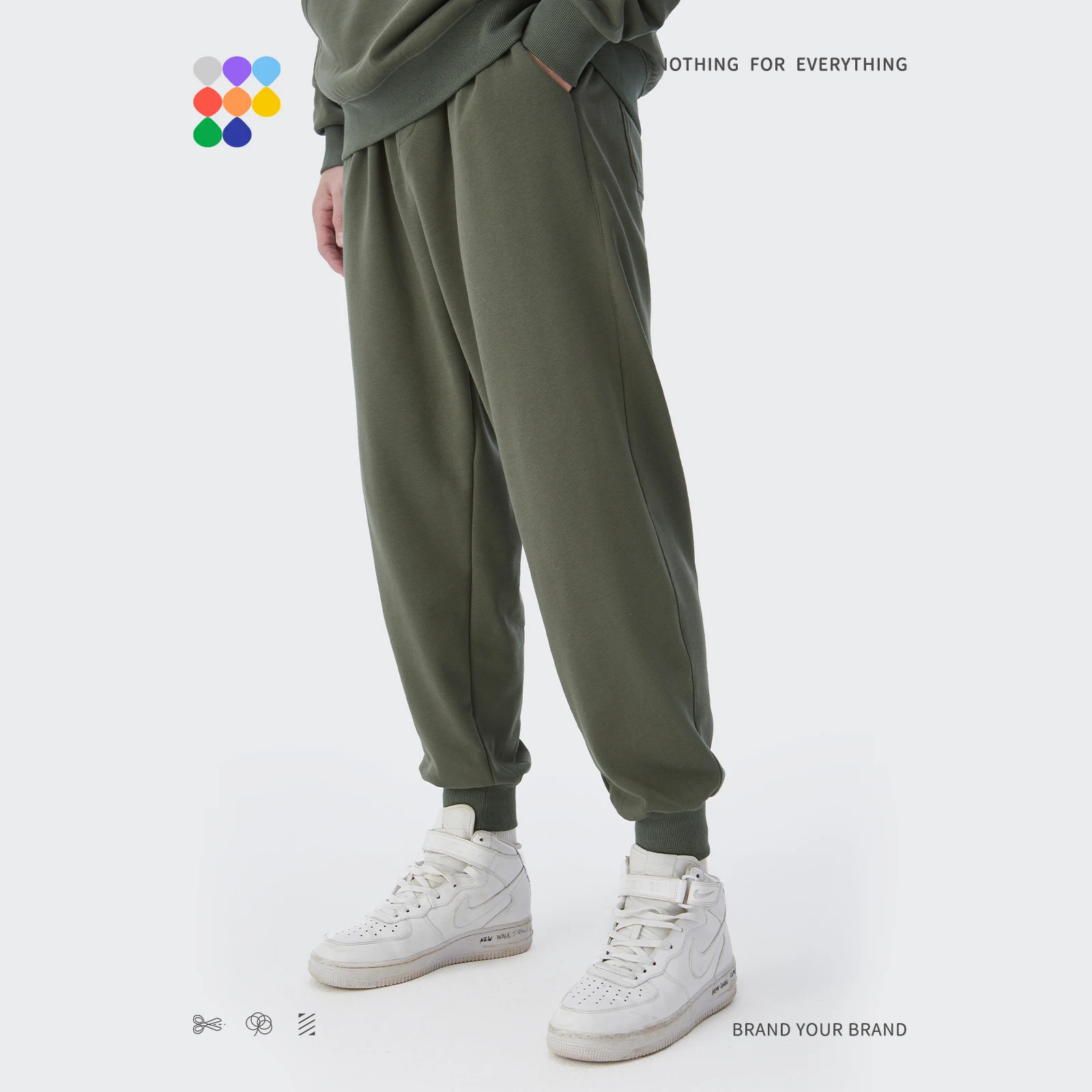 Mens Pants INFLATION Solid Color Sweatpant Unisex Spring Sportswear Track Pant Couple Basic Jogger 231024