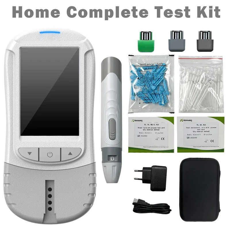 Other Health Beauty Items Kit de Test domicile compteur urique Total HDL LDL et 231023