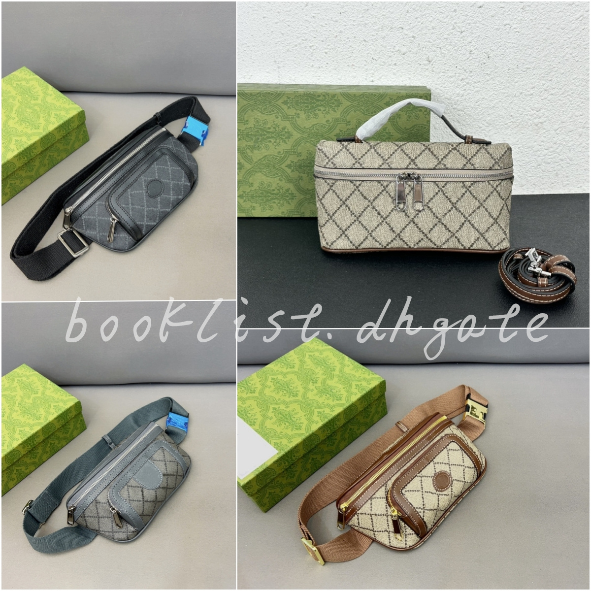 Fashion Designer Cross body Waist Bag Letters G Cross body Hand Bags 22 x 13cm For Men Women