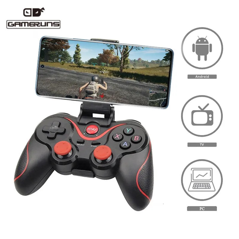 Game Controllers Joysticks Wireless Bluetooth-compatible Game Controller for Android Mobile Phone TV BOX Computer Joystick for Tablet PC TV Gamepad Co