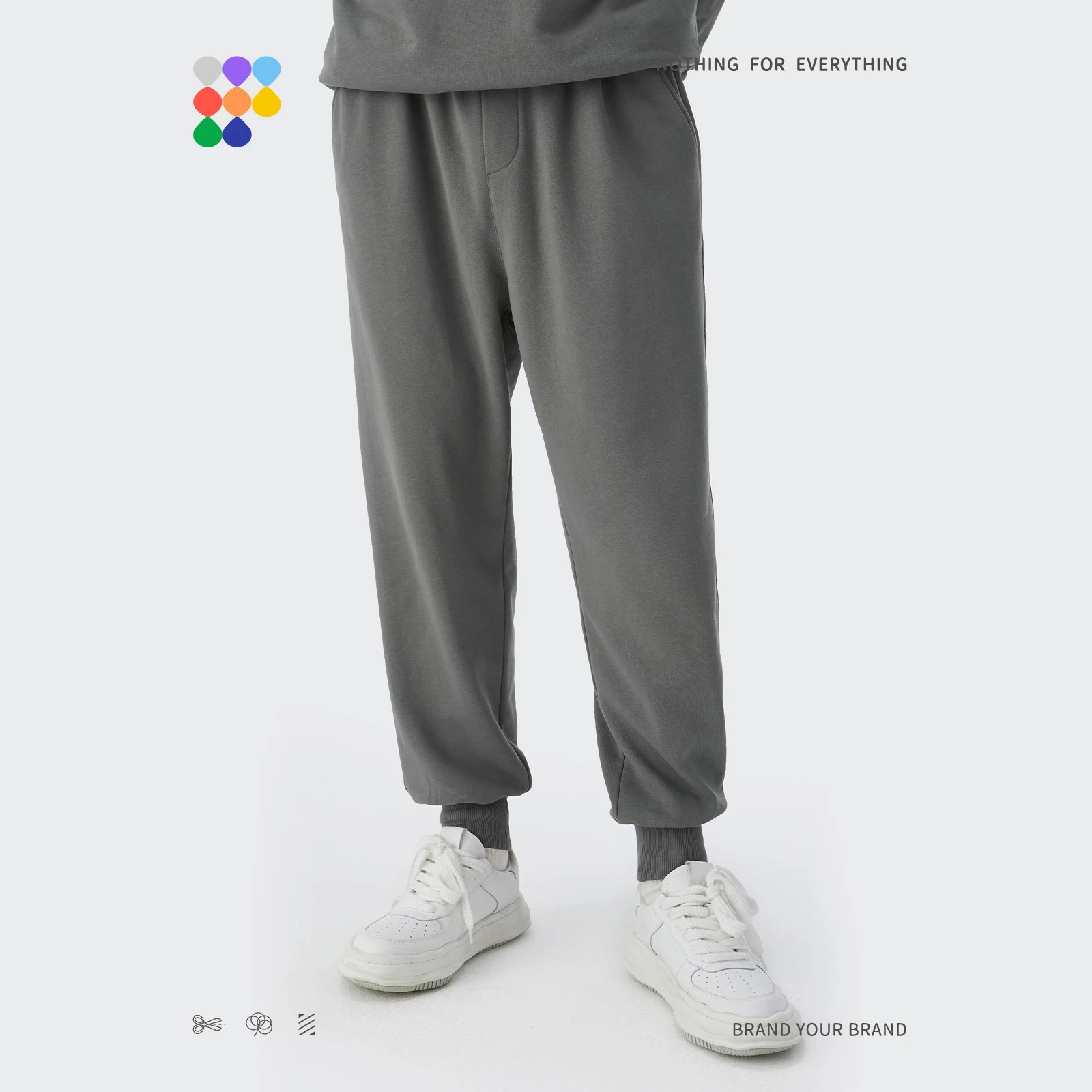 Mens Pants INFLATION Solid Color Sweatpant Unisex Spring Sportswear Track Pant Couple Basic Jogger 231024