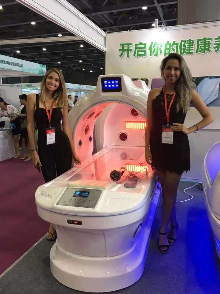 LED light SPA Capsule Space Tunnel Accelerate Fat Burning Equipment Slimming Tunnel Yoga Exercise Cabin Infrared Whitening Wrinkle Removal SPA Capsule