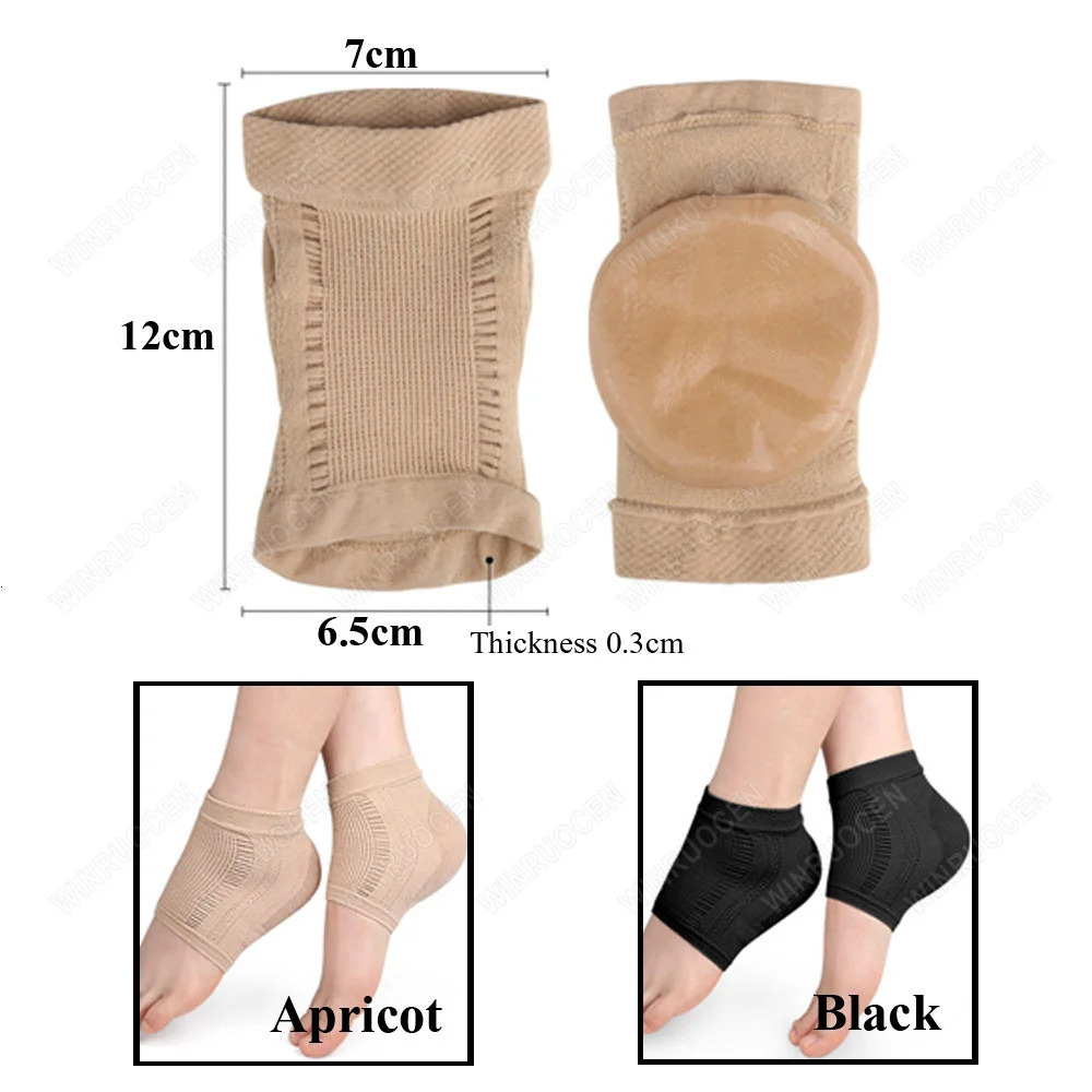 Shoe Parts Accessories Plantar Fasciitis Silicone Heel Socks Gel Moisturizing Anti Cracking Spurs Cracked Feet Pain Relief Care Pads 231025