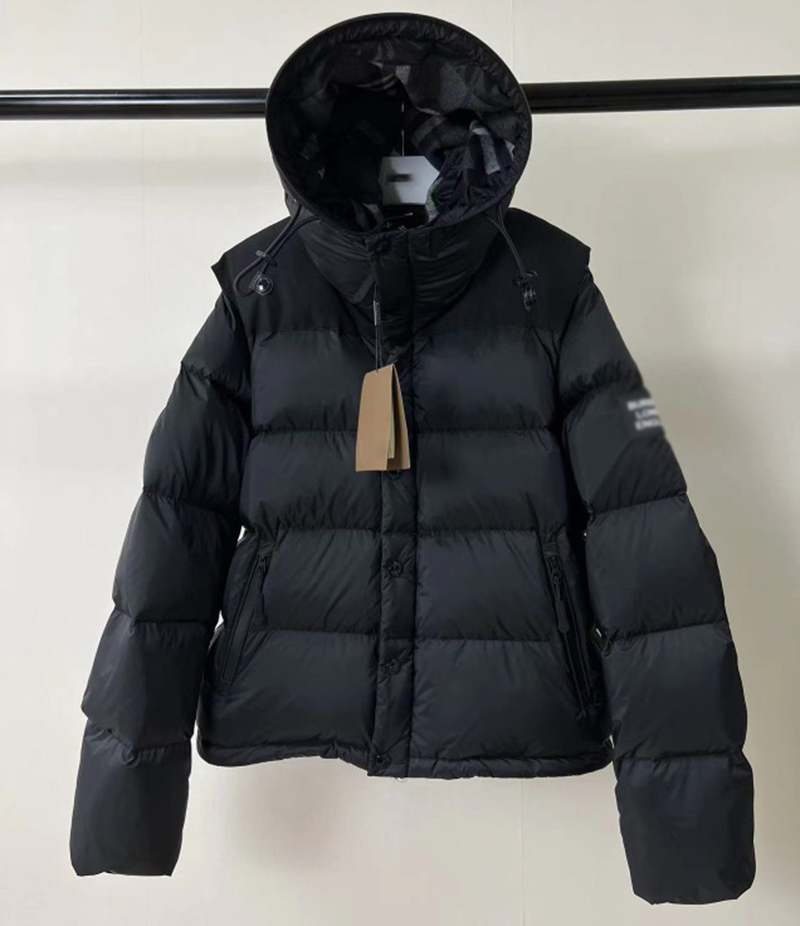 doudoune puffer jacket Down winter jacket winter warm windproof down three-in-one sleeve can be detachable jacket vest all-in-one S-5XL asian size couple model new coat