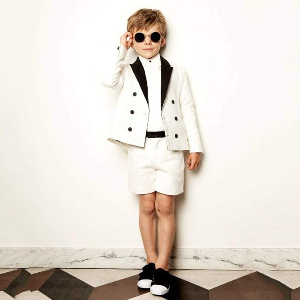 Suits Boy 3-Pieces Slim Fit Velvet Shawl Lapel Tuxedo Jacket Set jacket pants bow tie Cute Suit Boy's Suit 231024