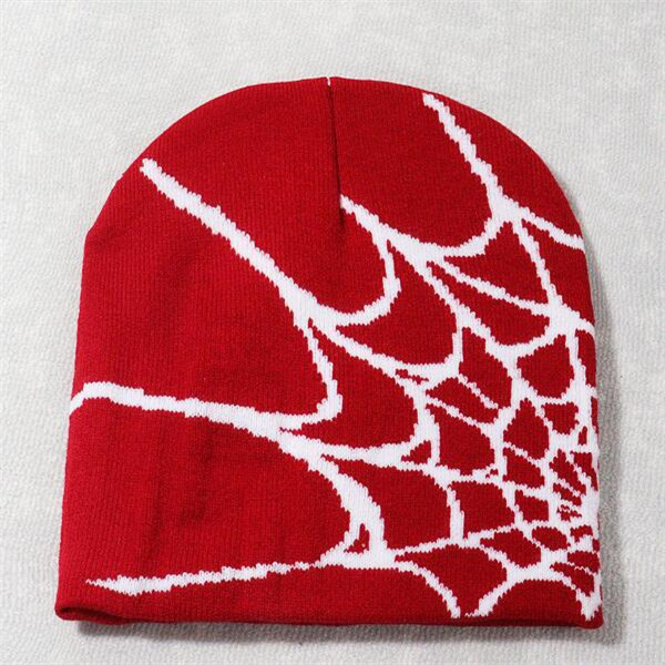 Knitting Beanies Hat Men Women Autumn Winter Warm Fashion Outdoor Spider Web Cap For Women Hats GC2414