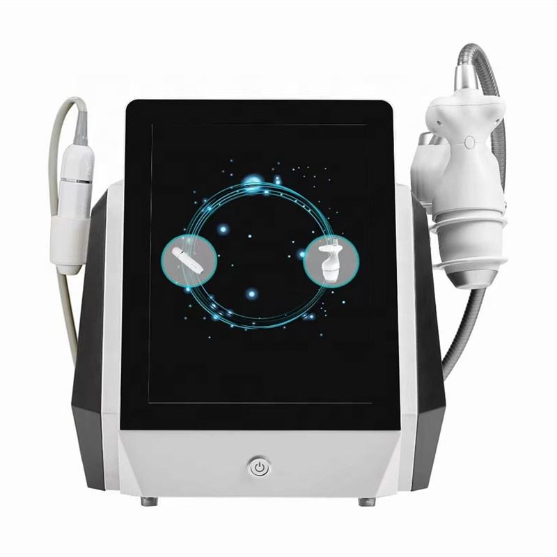Portable Ice Cool Hifu Machine High Power Focused Smas Lifting Eye Care Hifu Machine Lifting Eyebrows Lines Device Suitable All Type Skin Use Beauty D