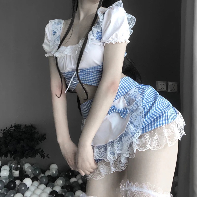 Sexy Set Sexy Lingerie Cosplay Costume Lolita Maid Dress SKawaii tudents Uniform Apron Skirt Suit Erotic Outfit Pajamas Night Club Wear 231025