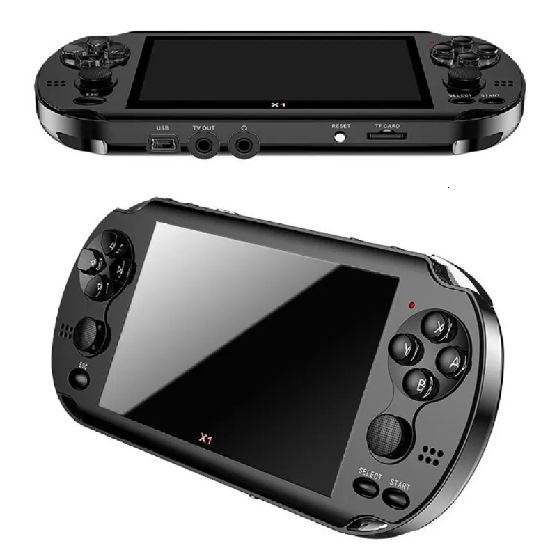 Game Controllers Joysticks 4.3 Inch Game Console For PSP Game Console Classic Dual-Shake Game Console 8G Built-in 10 000 Games 8/16/32/64/128 Bit Game