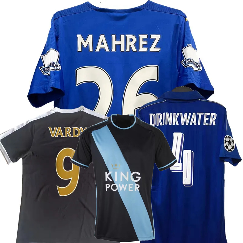 Retro VARDY soccer jersey Morgan Okazaki Mahrez Kante NDIDI Drinkwater IHEANACHO WINKS FAES MAVIDIDI DAKA COADY 15 16 17 2023 2024 classic Leicester football shirt