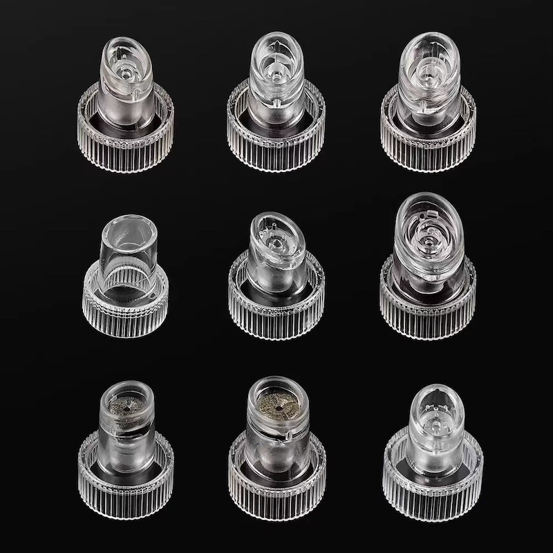 Wholesale 9Pack Skin Cleaning Tools Tips for H2O2 Water Oxygen Jet Hydra Beauty skin Cleansing Hydro Dermabrasion Hydro face care Machine Accessories