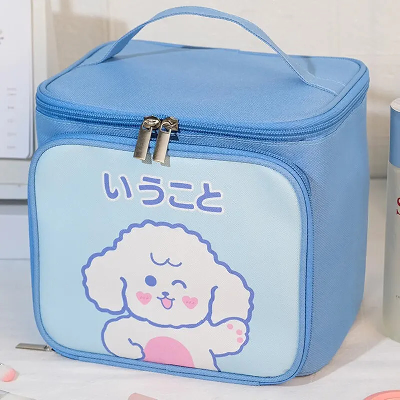 Cosmetic Bags Cases Cute Cartoon Bag Women Make Up Case High Capacity Travel Makeup Organizer Portable Toiletry Kawaii Storage 231025
