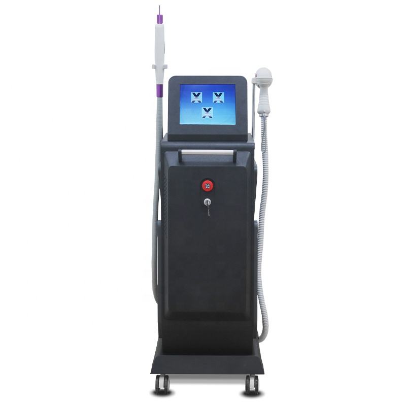 2 In 1 Diode Laser 810Nm Painless Hair Removal Ice Point System Picosecond Laser Pigmentation Treatment For Tattoo Washing Mole Freckle Remove