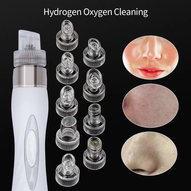 Wholesale 9Pack Skin Cleaning Tools Tips for H2O2 Water Oxygen Jet Hydra Beauty skin Cleansing Hydro Dermabrasion Hydro face care Machine Accessories