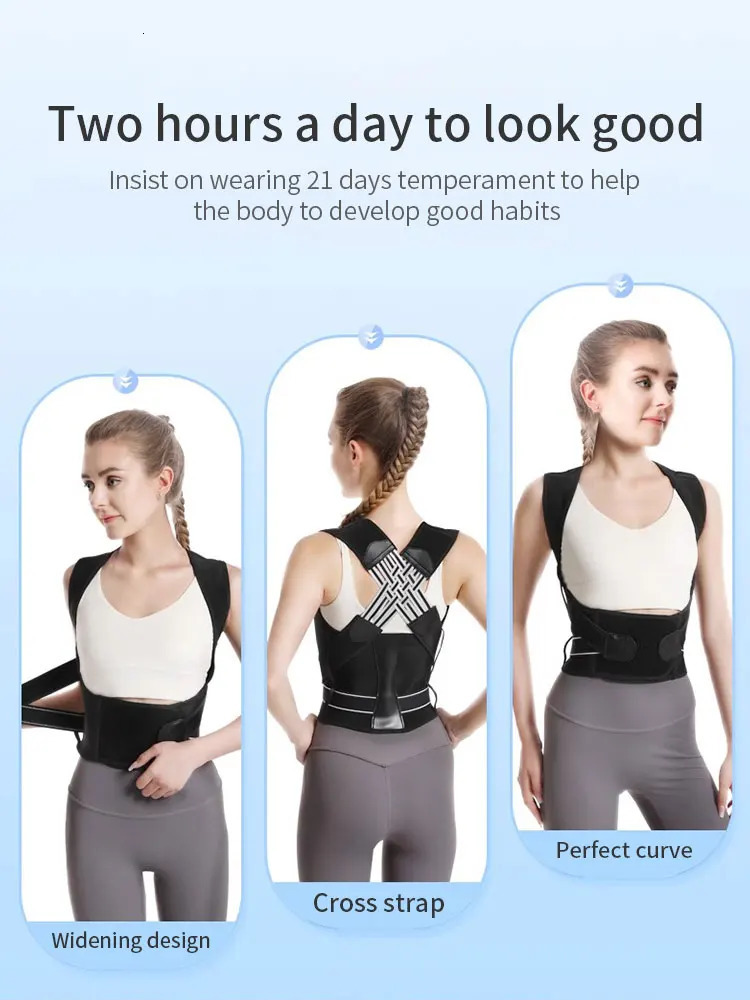 Back Support Posture Corrector Anticamel correction belt sitting posture back orthopedic Adjustable 231024