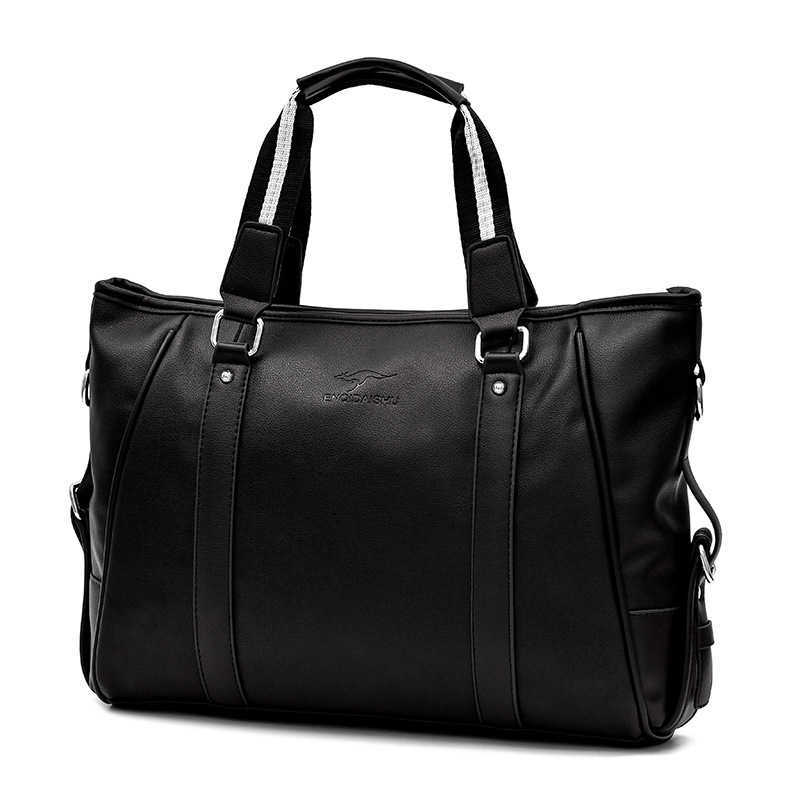 Handbag Men's Bag Large Capacity Leather Texture Business Messenger Bag Computer Bag Single Shoulder Bag 231015