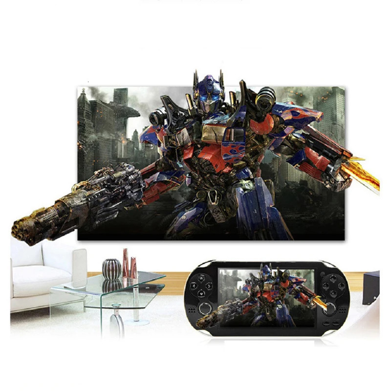 Game Controllers Joysticks 4.3 Inch Game Console For PSP Game Console Classic Dual-Shake Game Console 8G Built-in 10 000 Games 8/16/32/64/128 Bit Game