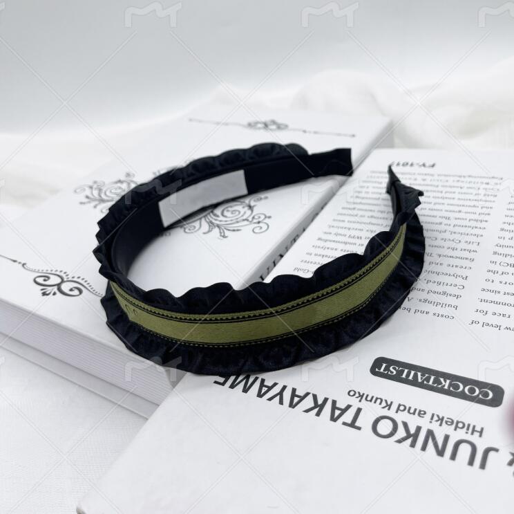 High Quality Women Girls Brand Letter Printing Headbands Hair Claw Fashion Bowknot Headwear Cloth Fabric Hairpin HairJewelry Hairs Accessories