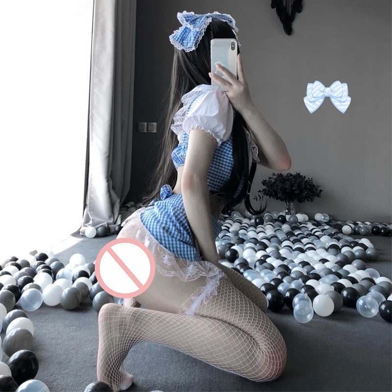 Sexy Set Sexy Lingerie Cosplay Costume Lolita Maid Dress SKawaii tudents Uniform Apron Skirt Suit Erotic Outfit Pajamas Night Club Wear 231025