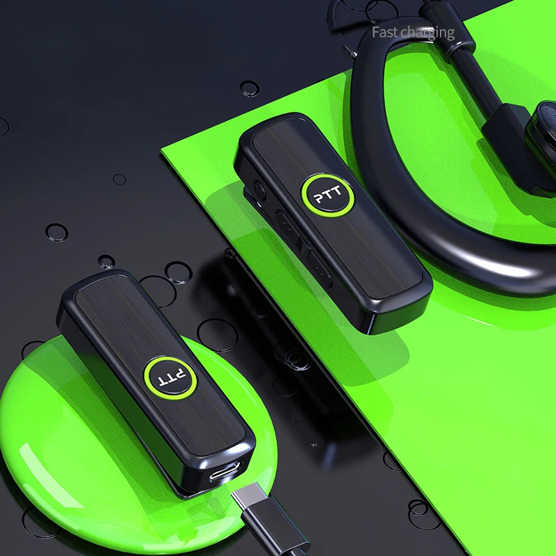 Walkie Talkie Wireless Mini Walkie Talkie Ear Mounted Beauty Salon Hairdressing Restaurant Small And Compact Bluetooth Collar Clip intercom 231024