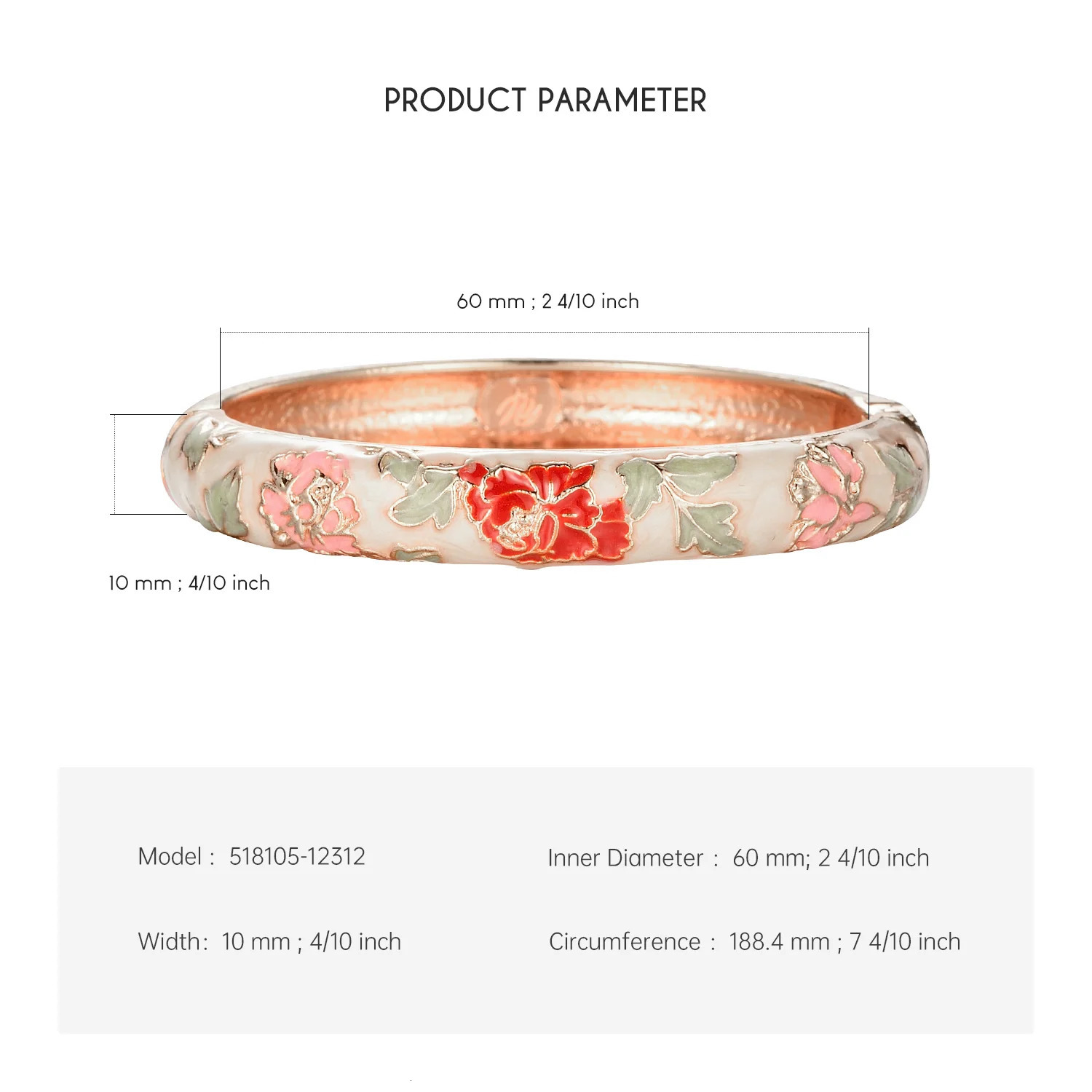 Tails Holder Enameled Bracelets For Women Flower Bangles Indian Chinese Viking Bracelet On Hand African Jewelry Dubai Women s Gift Girl 231025