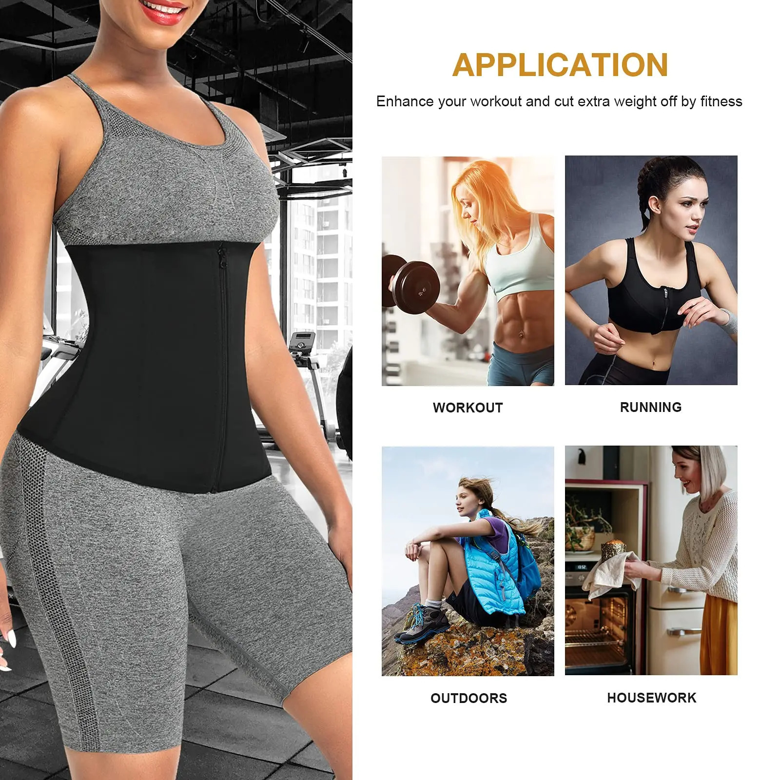 1PC Women's waist trainer waist trimmer breathable girl's waist trimmer exercise hourglass shaper 231025