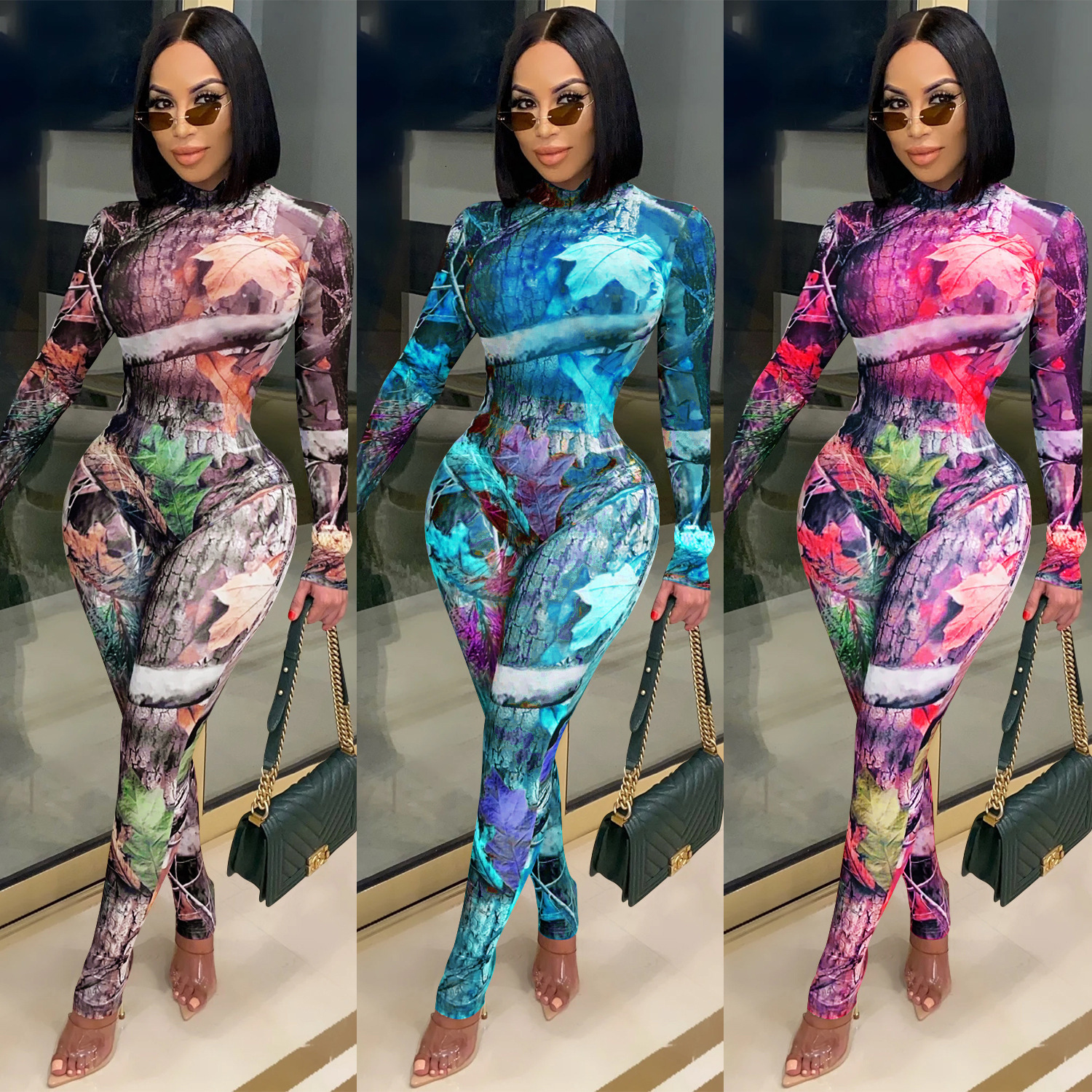 Winter Outfits For Women Tracksuit One-piece Suit Womens Joggers Sweat Suits Clothes K20S09462 210712