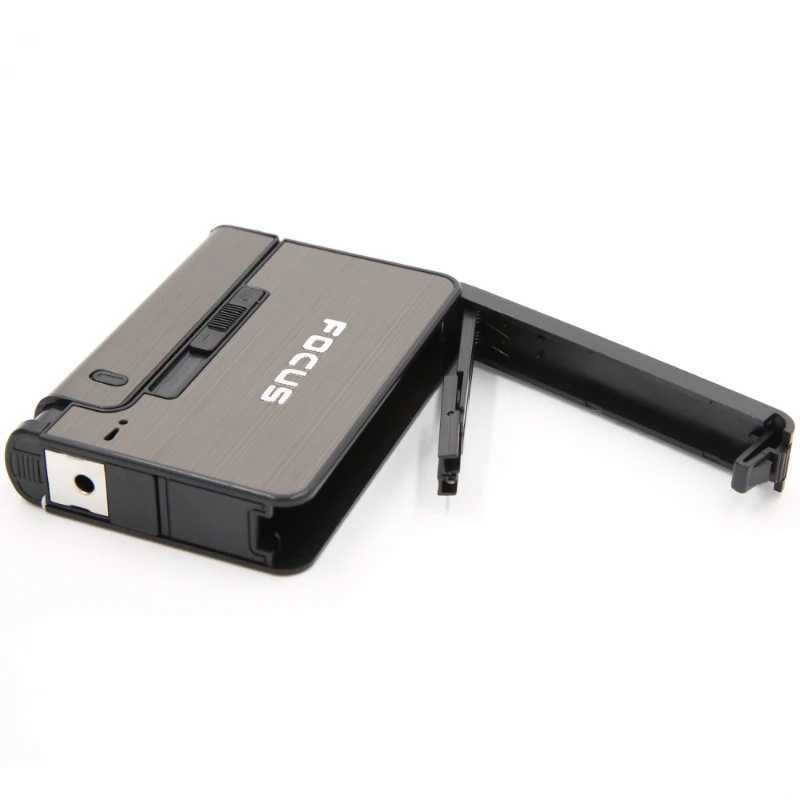 Lighters FOCUS Portable Automatic Cigarette Case Metal 10 Pieces Gadgets for Men Without Lighter W260202