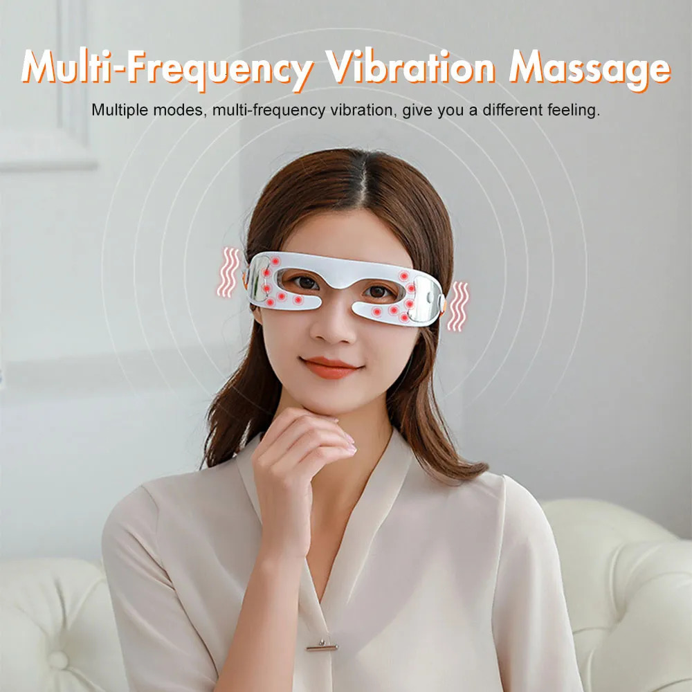 Face Care Devices Electric Eye Massager Anti Wrinkle Eye Massage Anti Aging Eye Care LED Massage Rechargeable Massage Device Eye Beauty Tool 231024