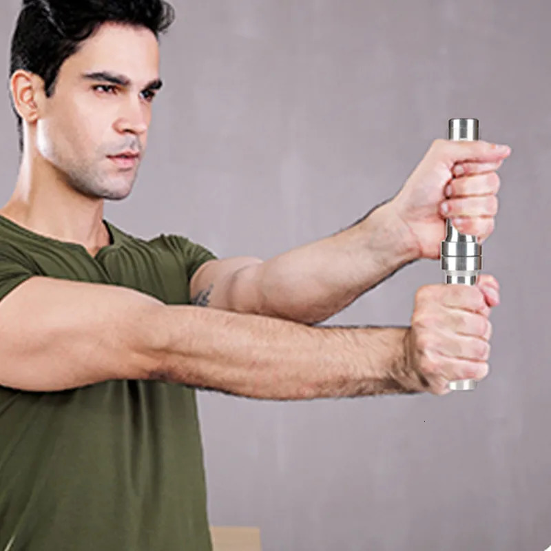 Power Wrists Power Twister Bar Upper Body Exercise for Forearm Biceps and Arm Workout Equipment Gym Metal Wrist Roller Arm Wrestling Handle 231025