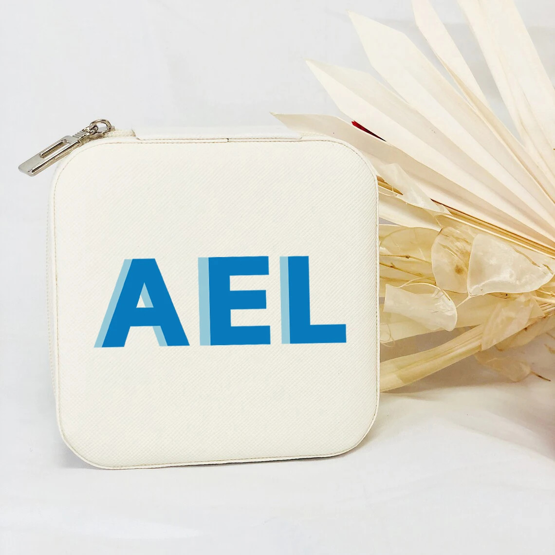 Jewelry Boxes Shadow Monogram Travel Jewelry Case Personalized Gifts Leather Travel Jewelry Box with Name Bridesmaid Proposal Gifts for Her 231025