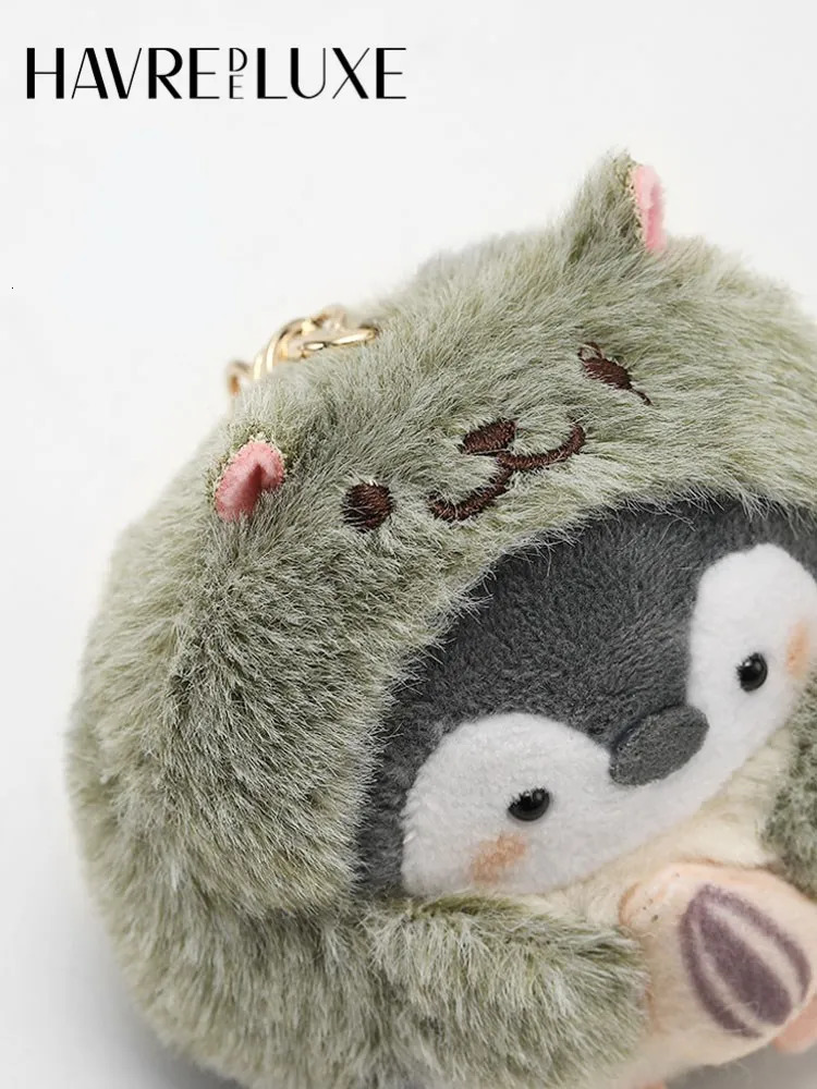 Keychains Lanyards Bag Charm Hamster Doll Cute Pendant And Hanging Ornament Schoolbag Backpack Keychain 231025