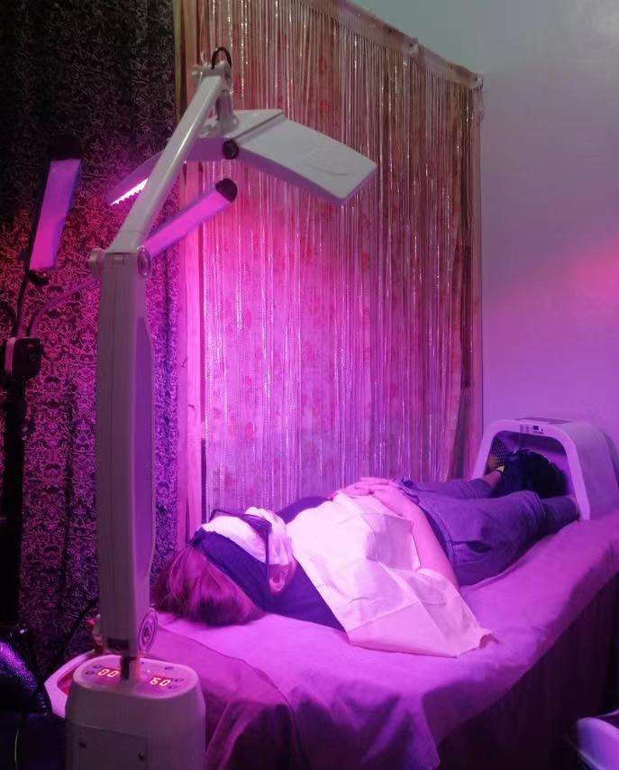 Professional LED Acne Removal Infrared Light Therapy with Infrared Lamp 850nm Aesthetic Beauty Collagen Improve Skin Care Beauty Machine