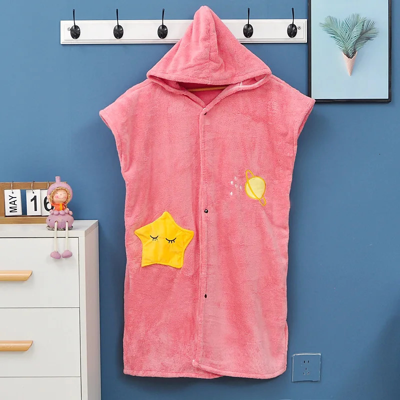 Towels Robes Hooded Coral Velvet Bath Skirt Cute Children's Bath Towel Girls Summer Outdoor Swimming Bath Skirt Baby Absorbent Bath Towel 231024