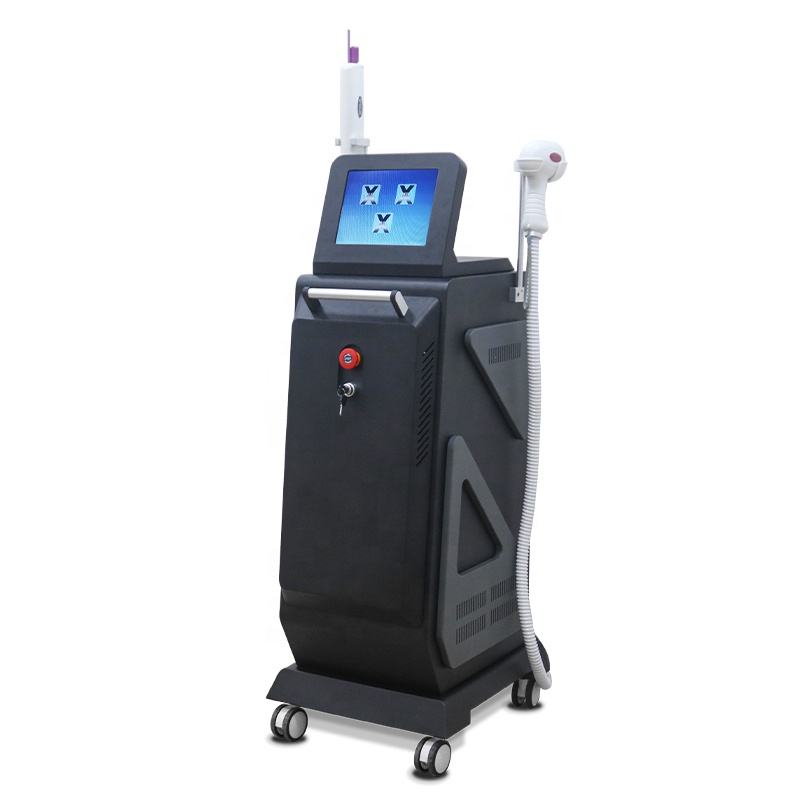 2 In 1 Diode Laser 810Nm Painless Hair Removal Ice Point System Picosecond Laser Pigmentation Treatment For Tattoo Washing Mole Freckle Remove
