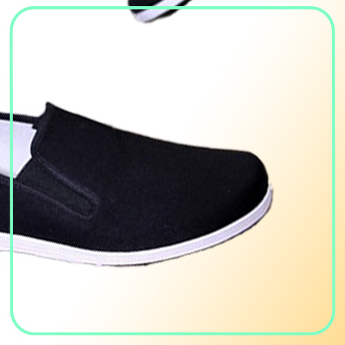 Classic Black Cloth Shoes Bruce Lee Retro Chinese Kung Fu Shoes Chunchun Tai Chi Slippers Martial Arts Cotton Shoes