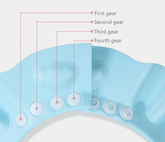 Shower Caps Adjustable Baby Shower Hat Hair Washing Shield for Ears Eyes Silicone Baby Bath Visor for Toddlers Kid Shampoo Cap 231024