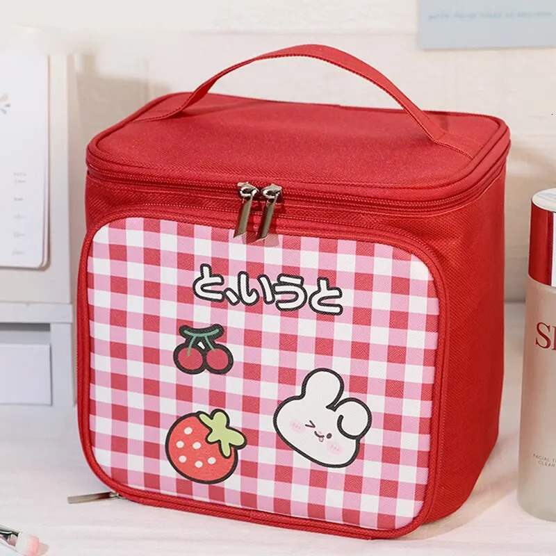 Cosmetic Bags Cases Cute Cartoon Bag Women Make Up Case High Capacity Travel Makeup Organizer Portable Toiletry Kawaii Storage 231025