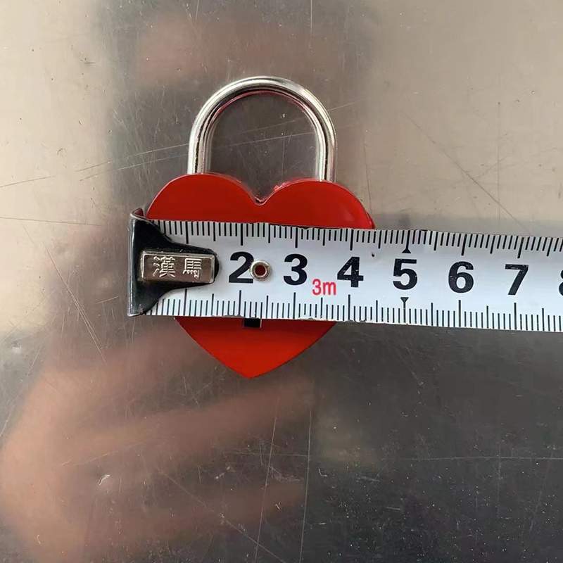 Alloy Heart Shape Keys Padlock 46*59mm Mini Archaize Concentric Locks Vintage Old Antique Door Locks With Keys
