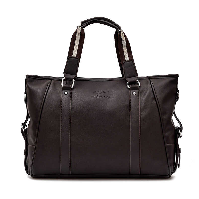 Handbag Men's Bag Large Capacity Leather Texture Business Messenger Bag Computer Bag Single Shoulder Bag 231015
